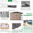 10 ft. W x 8 ft. D Metal Storage Shed