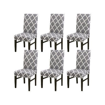 Polyester Box Cushion Dining Chair Slipcover