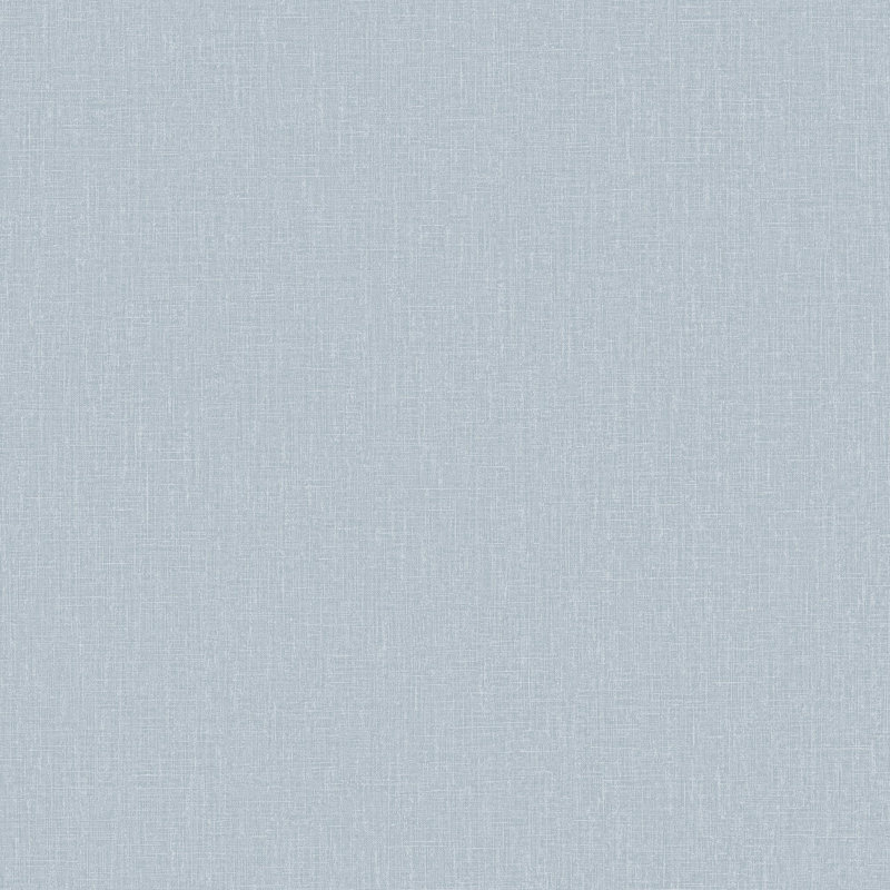 Atmosphere Collection Textile Plain Virus Protection Coated Wallpaper Roll, Light Blue