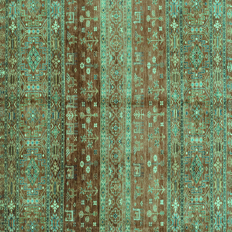Geometric Indoor Rug, Square 4'