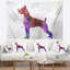 Boxer en tapisserie aquarelle Animal-28483291