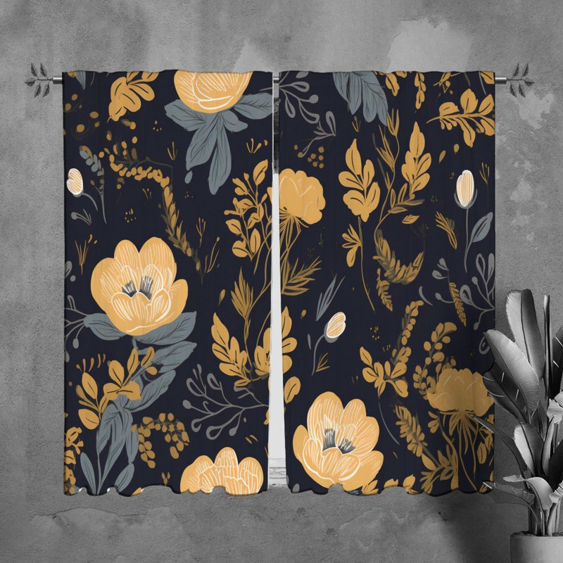 Rideau en polyester Lennette, L 40 po x L 61 po