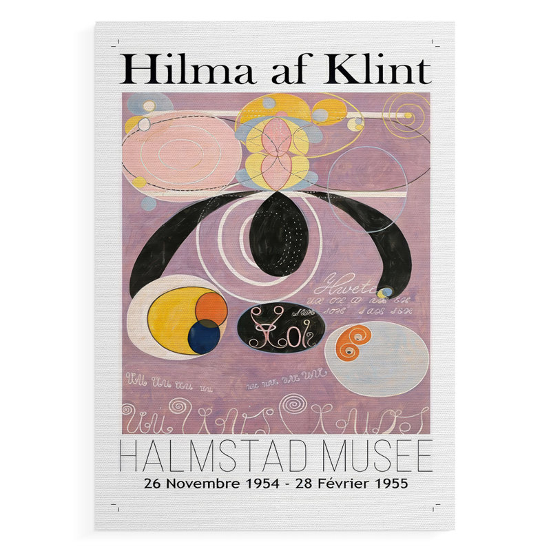 Klint Museum Posters II - Impression sur toile seulement - NON-CADRE, H 18 po x l 12 po