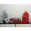 Snow Covered Evergreen And Pinecone Holiday Arrangement