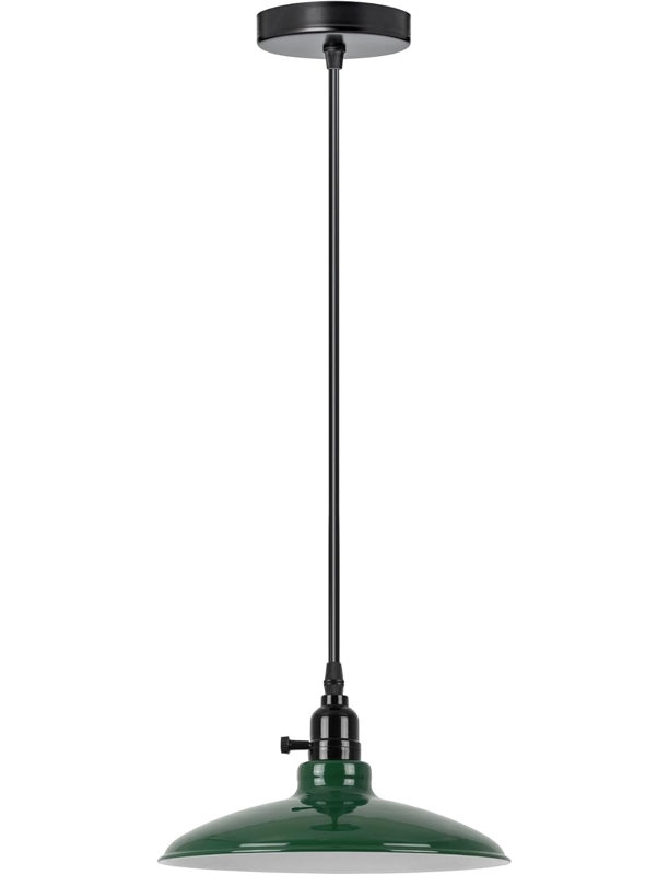 1 - Light Single Pendant, Green