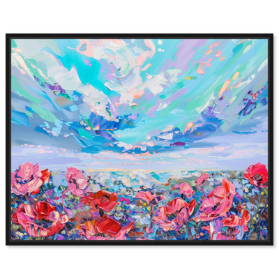 Poppy Paradise Canvas Famous Artist Prints by