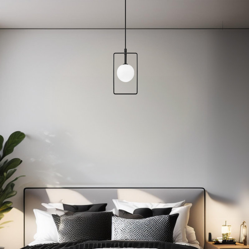Luminaire suspendu géométrique 1 lumière Belliveau
