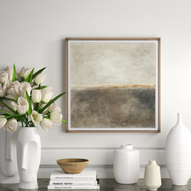 Muddy Lane I Print by Sara Brown, 30" H x 30" W x 1.5" D, Glass Coat