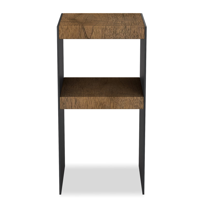 Solid Wood Top End Table