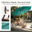  Parasol de patio en porte-à-faux 11 pi avec base incluse-802814169