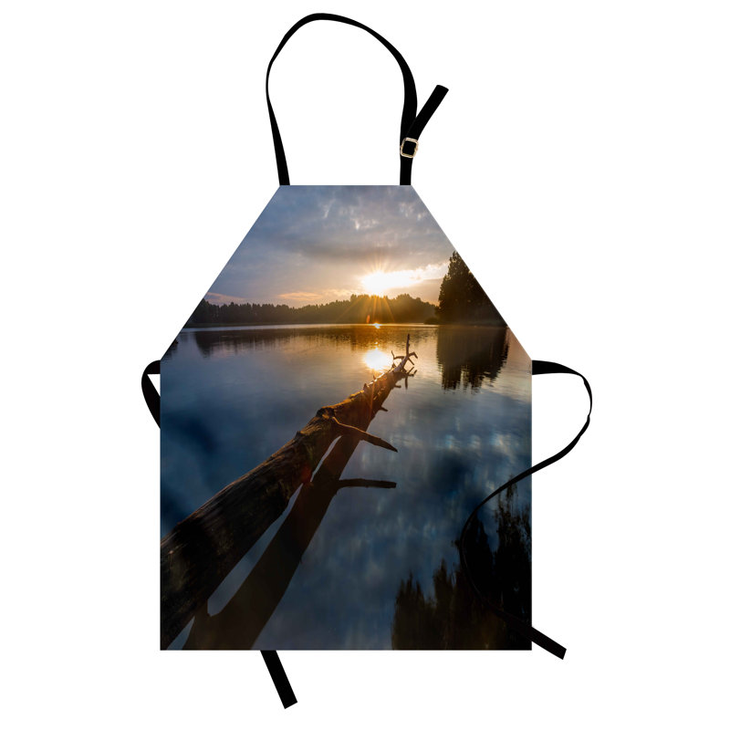 No Pattern Bib Apron