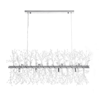 Adoniyah Dandelion 9-Light Modern Crystal Firework Chandelier