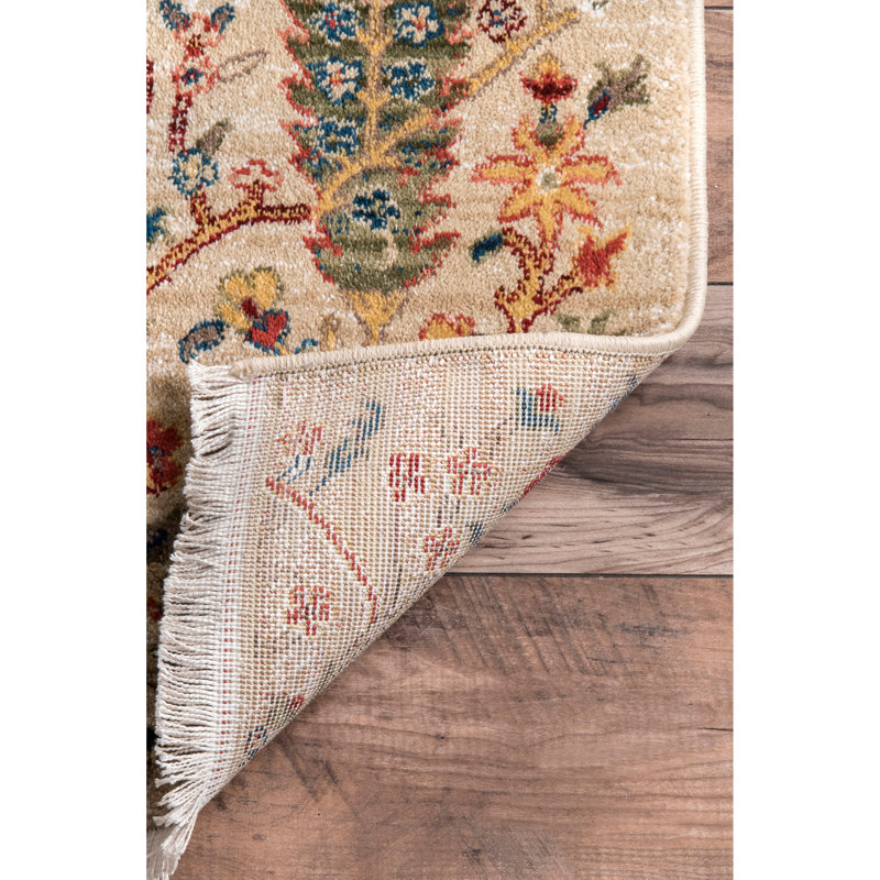 Marianna Floral Indoor Rug, Rectangle 4' x 6'