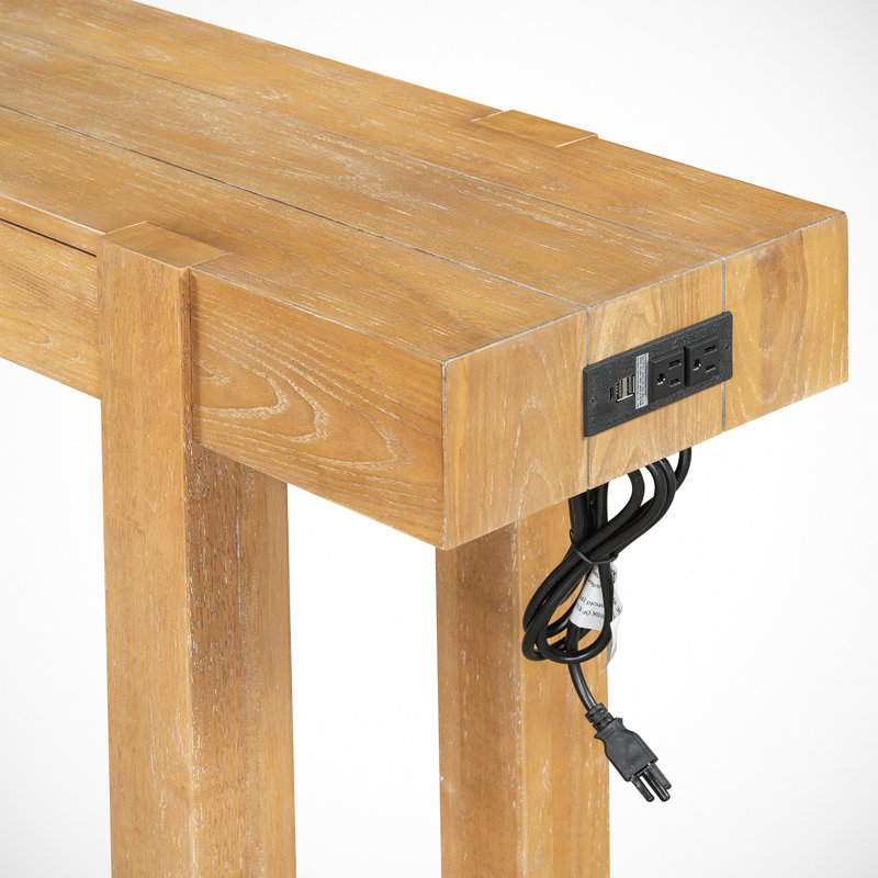 Yonng 47.2'' Console Table, Light Brown