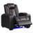 39'' Power Recliner Cave Home Theater Chair with Adjustable Headrest USB LED