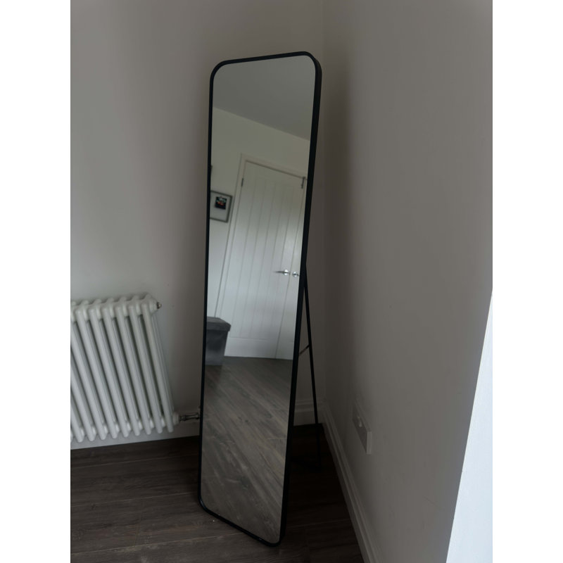 Allen Metal Free Standing  Mirror,