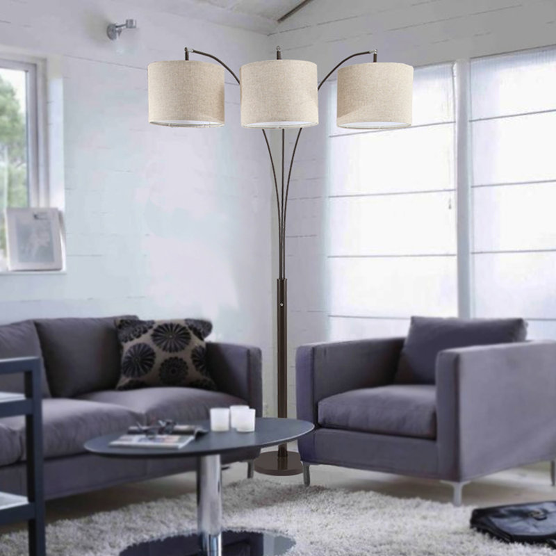 TRIPLE SHADE FLOOR Lamp