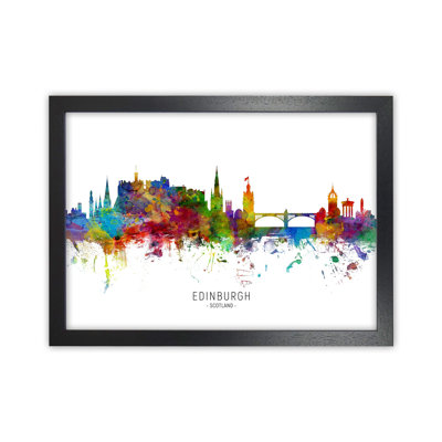 Edinburgh Scotland Skyline by Michael Tompsett - 1 Piece Wall Art