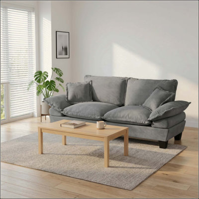 Canapé en chenille pour voilier, causeuse modulaire à 2 places avec accoudoirs courbés, canapé Comfort-First pour petits espaces et appartements