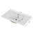 32-Inch White Ceramic Bathroom Sink, Fits 32-Inch Vanity,Pre-Drilled Faucet Hole,Modern Minimalist Design,Durable & Easy To Clean