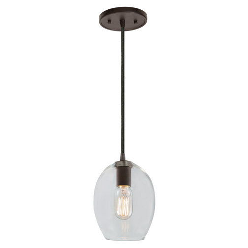 Baptiste 1 - Light Single Pendant, Gun Metal