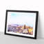 San Francisco Under a Pink Sky - Picture Frame Painting Print-56705681-56705680