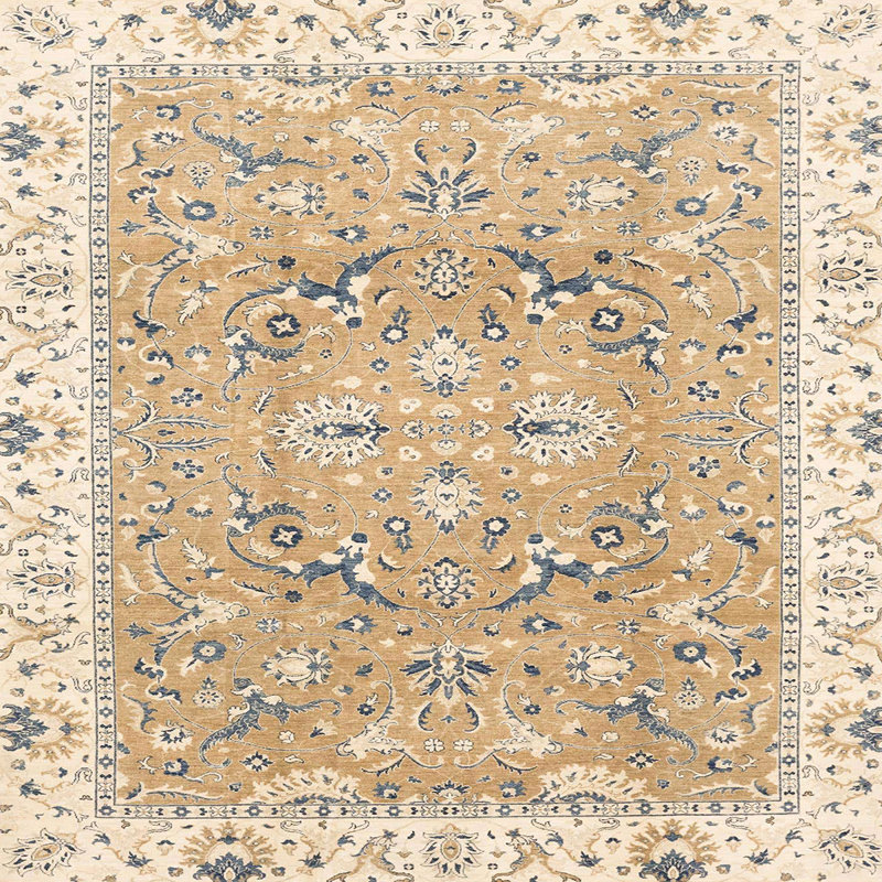 Abstract Indoor Rug, Square 8'