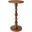 Table de bout ronde en bois massif