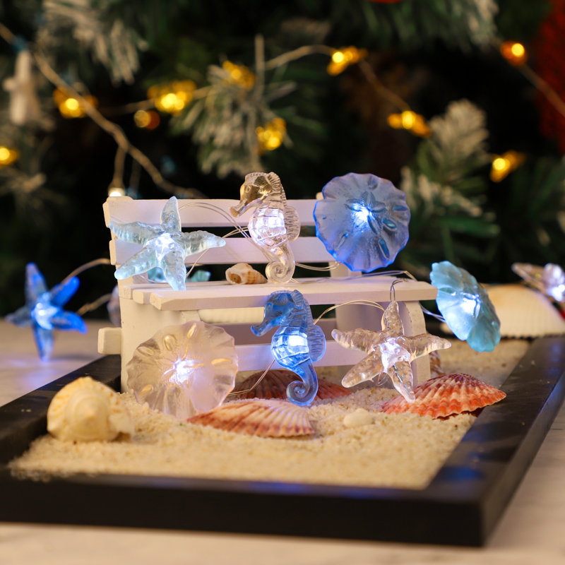 Indoor 40 - Bulb 10'' Battery Powered LED Fairy String Light