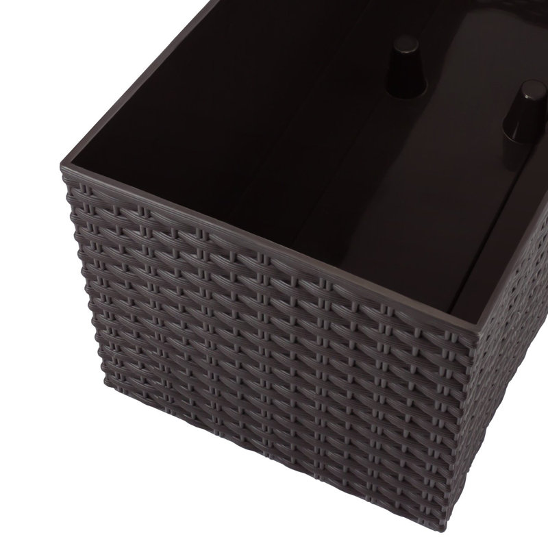 Petty Planter Box, Umber, 24cm H x 60cm W x 25cm D