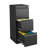 3 Drawer Lockable Metal File Cabinet, Vertical Organizer for Home Office, Fits Letter A4 Legal Size Documents