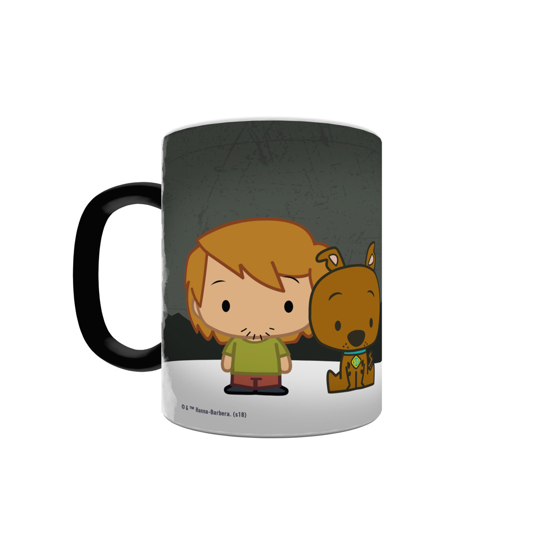 Scooby Doo and Shaggy Chibi Cartoon Sleuths Morphing Mugs Heat-Changing Drinkware Morphing Mugs