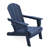 Ergonomically designed resin folding Adirondack chair-328065402