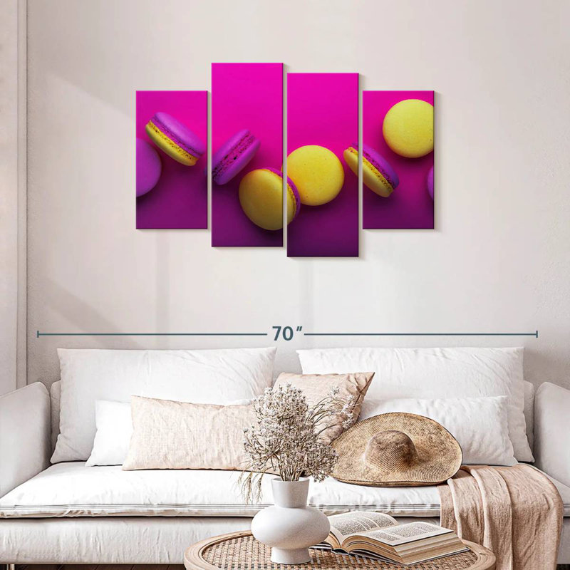 Yarlin Magenta And Yellow Macarons