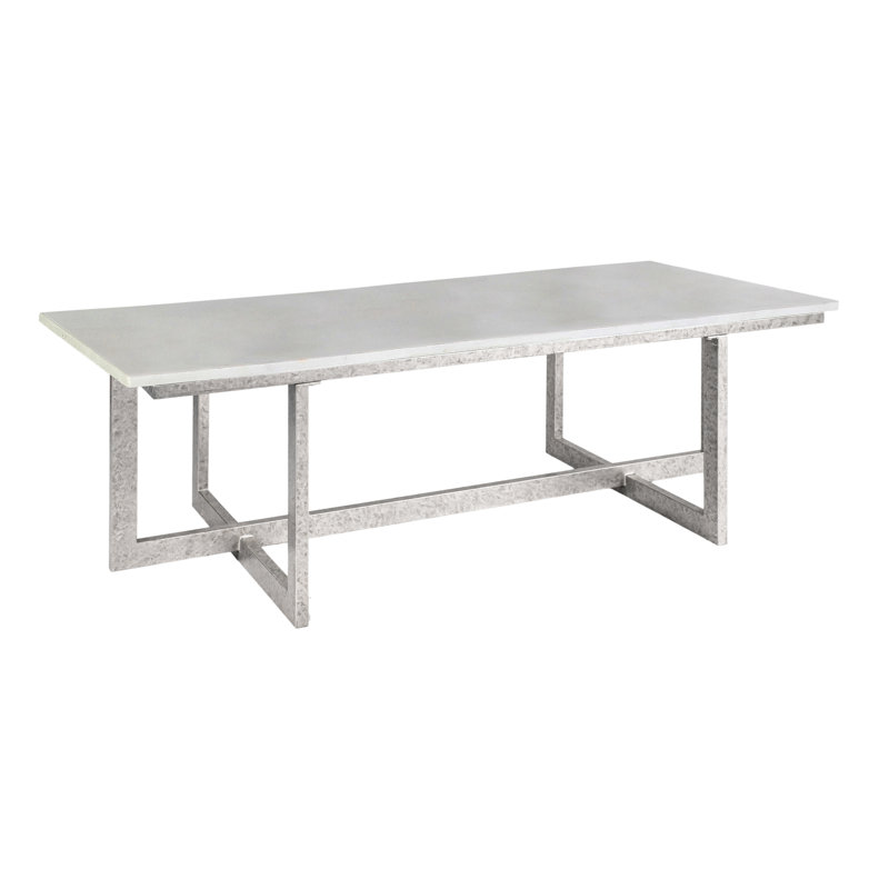 Chicago Frame Coffee Table, Light Gray, Royal Silver