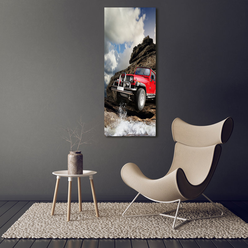 Off-road Car - Wrapped Canvas Print