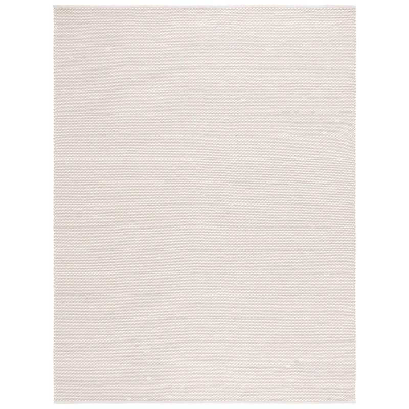 Razika Flat Weave Wool/Cotton Rug in Ivory, Rectangle 8' x 10'