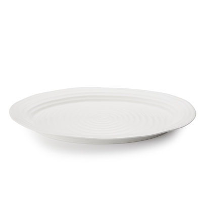 Portmeirion Sophie Conran blanc plateau ovale