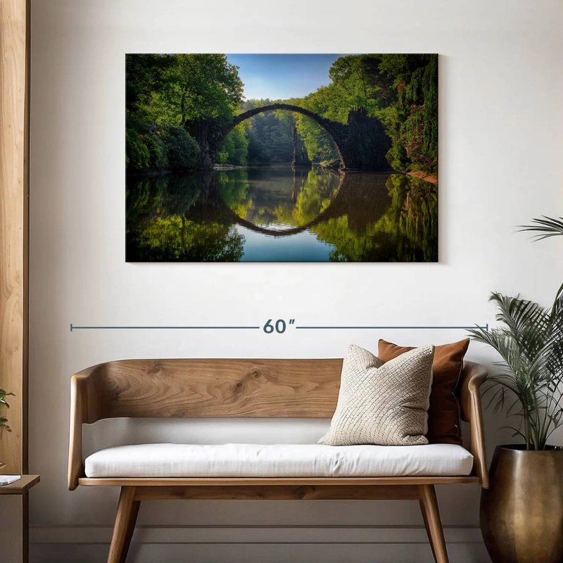 Lilie Bridge Reflection, H 30 po x l 45 po