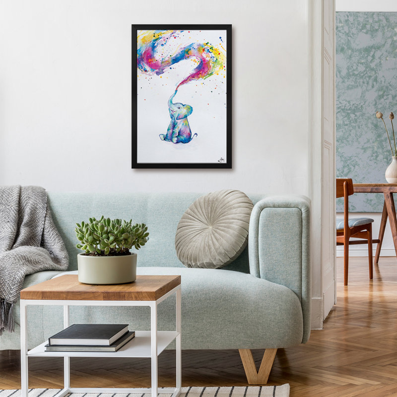 Affiche printanière encadrée de qualité supérieure par Marc Allante, H 24 po x l 16 po