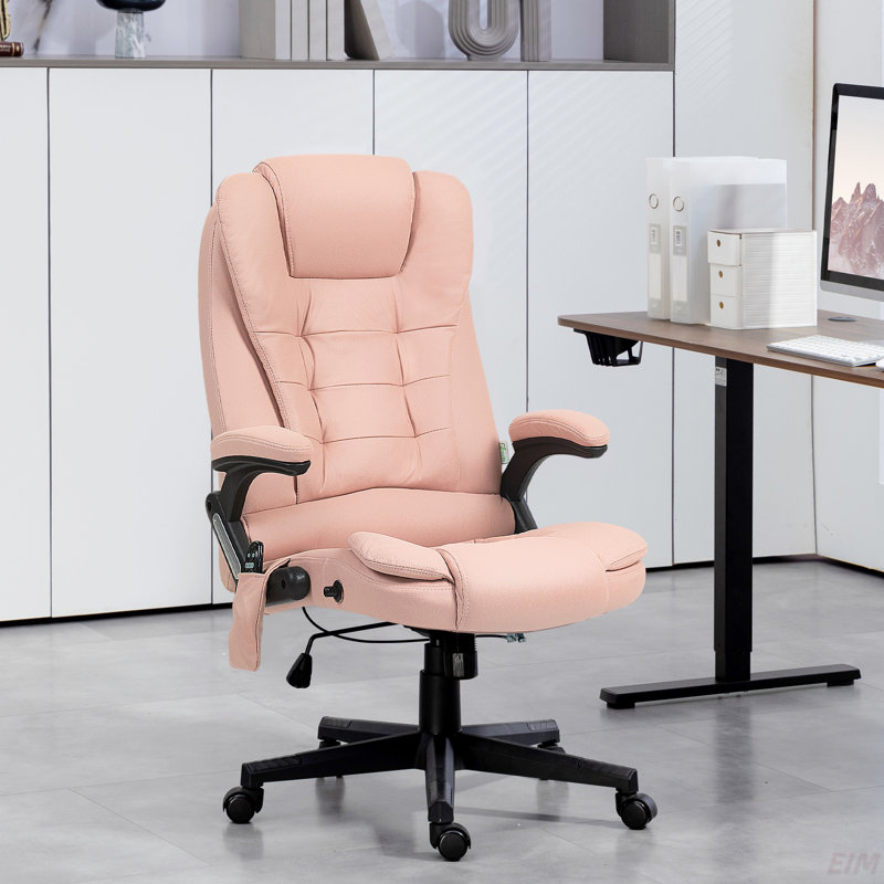 Milenija Office Chair, Pink Velvet