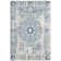 Tapis oriental bleu / ivoire Annette