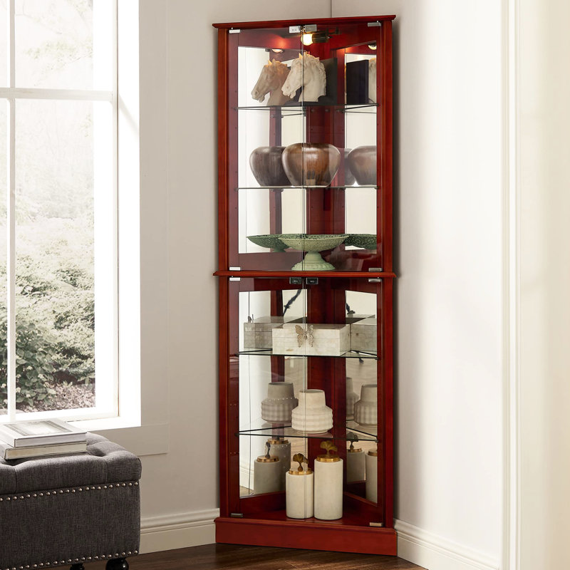 Armoire d'angle en cerisier