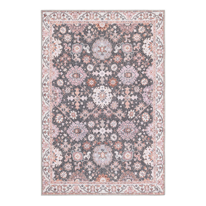 Michella Performance Chenille Floral Indoor Rug, Rectangle 4'1" x 6'1"