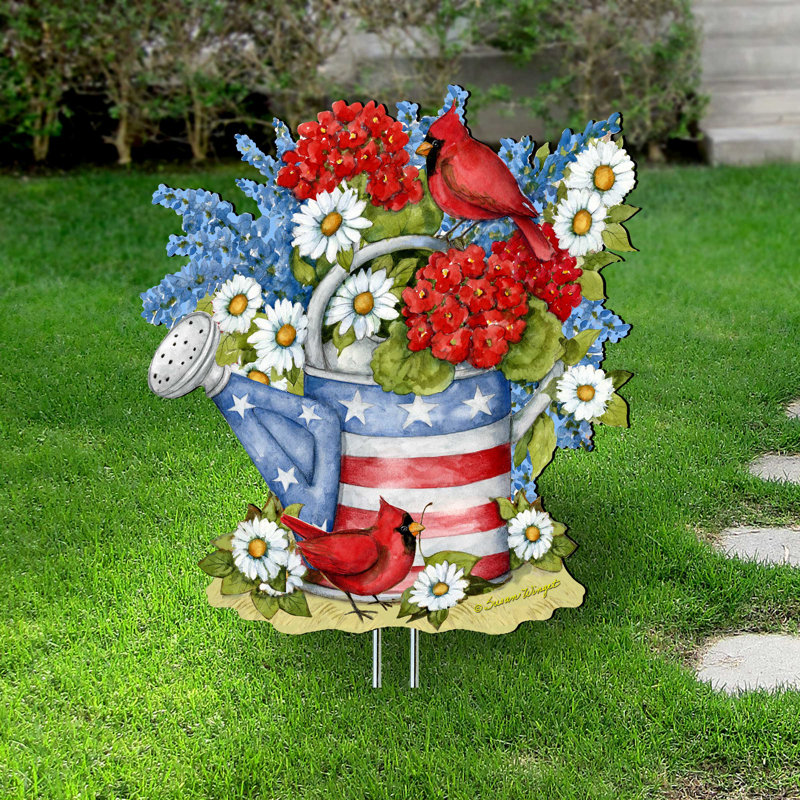 Argelis Wood Plants & Flowers Garden Stake