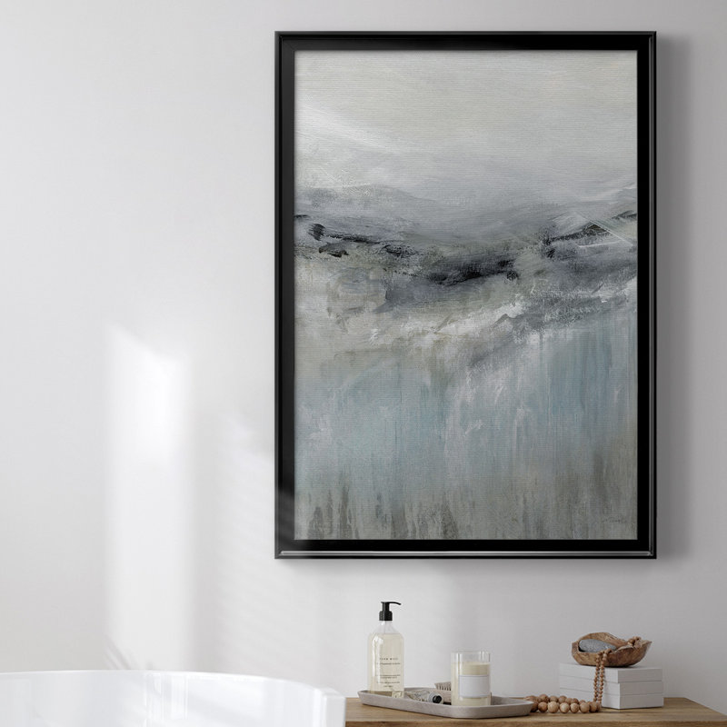 Toile encadrée de qualité supérieure «A Cool Wind», Noir, H 36,5 po x l 26,5 po x P 1 po