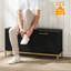 Banc à chaussures pour hall d'entrée, banc de rangement avec 2 tiroirs rabattables, armoire à chaussures avec banc, range-chaussures dissimulé, pour vestibule, couloir, vestibule-1388937215