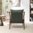 Radimir Upholstered Armchair With Solid Wood Arms-1464883259