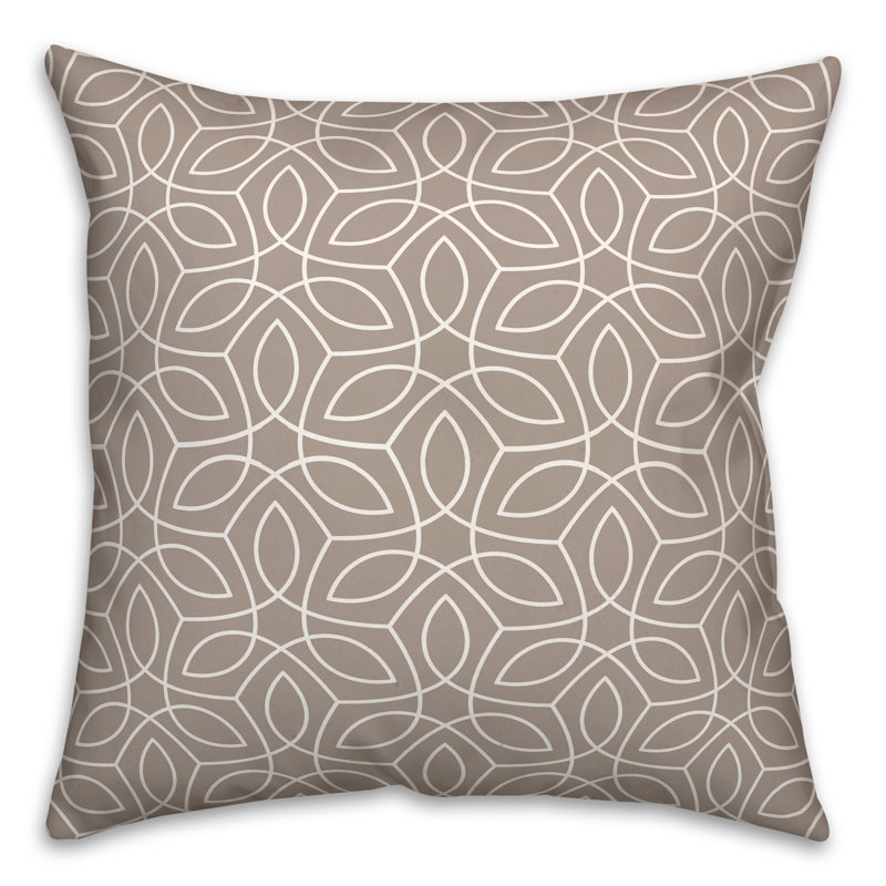  Housse de coussin décoratif en polyester / mélange de polyester, 18 po x 18 po