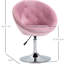 Tabouret de chambre Classy - rose, siège pivotant à hauteur réglable